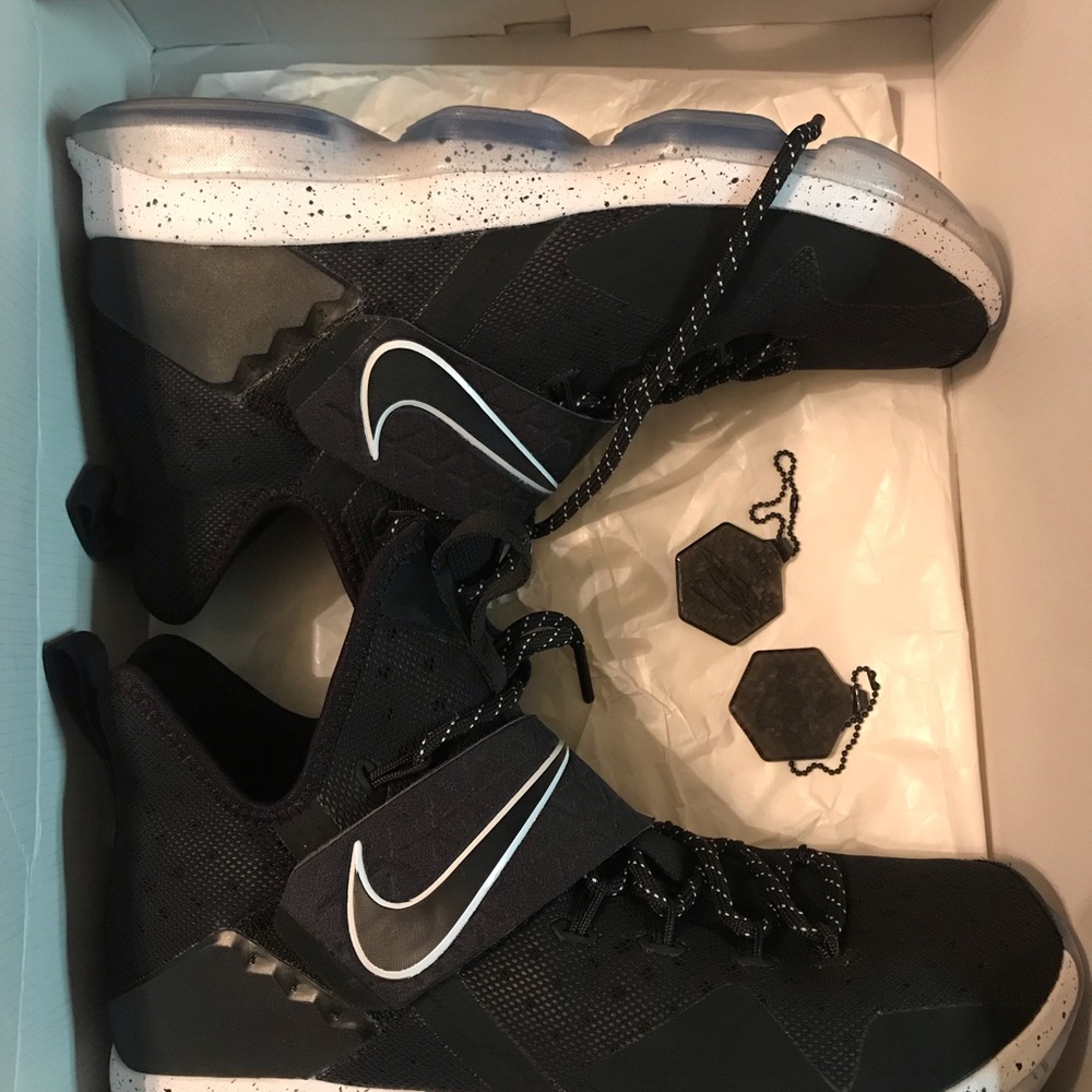 Nike lebron 14 black ice sneakers